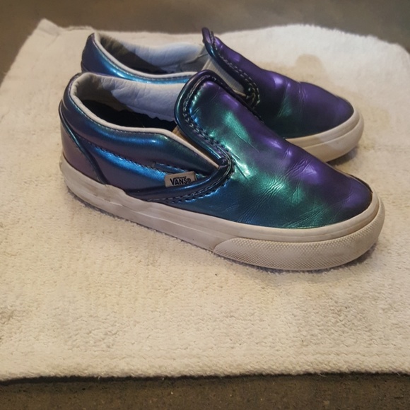 Shiny blue vans - Picture 4 of 4